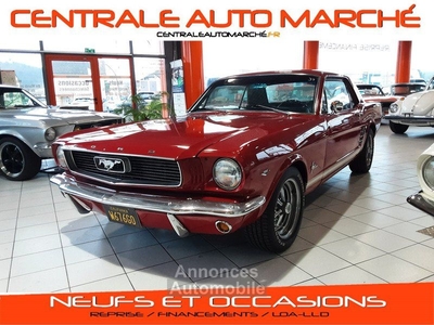 Ford Mustang COUPE V8 ROUGE 1966