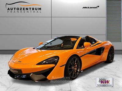 McLaren 570S V8 3.8 Spider LED Carbon Orage Ventura GPS Garantie 02/2025