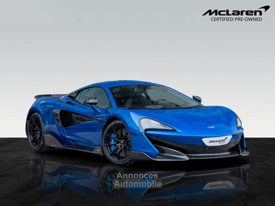 McLaren 600LT V8 3.8 L 600 ch Coupé B&W Bleu Vega Carbon Garantie 12 mois