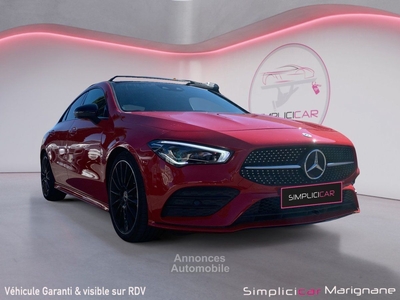 Mercedes CLA COUPE BOITE AUTO **AMG Line** Toit PANO OUVRANT / HyperScreen / Excellent état / Garantie 12 mois