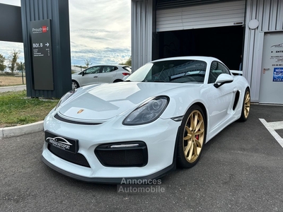 Porsche Cayman (981) GT4 3.8 385ch BVM6 Suivi Pack Sport Chrono Sièges adaptatif + Mémoire chauffants Régulateur PCM Clim auto Alarme Audio Plus