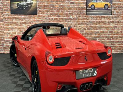 Ferrari 458 Spider 4.5 V8 570 cv ( Italia ) Rosso Corsa Historique full