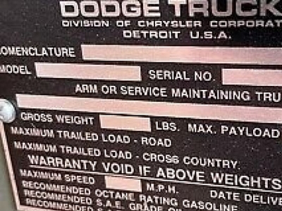 1944 Dodge Power Wagon, 1305 km, LYON