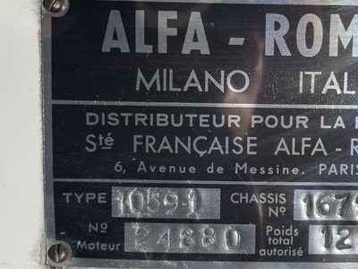 Alfa Romeo Spider, Reims -Monaco