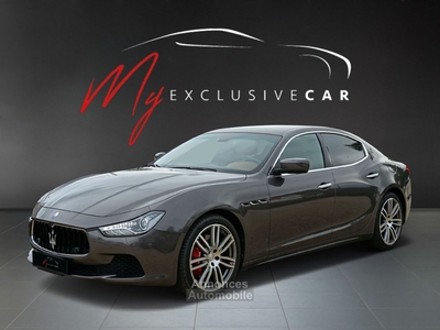 Maserati Ghibli V6 S Q4 - 1ère Main Lyon - Pack Sport + Business + Premium + Confort + Carbone - Révisée 11/2023 - Gar. 12 Mois