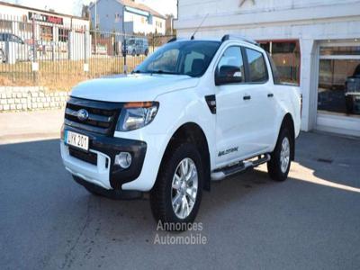 Ford Ranger Double Cabine 3.2TDCi 200ch 4×4 WildTrack SelectShift Attelage Caméra