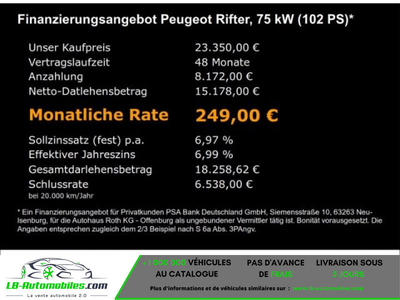 Peugeot Rifter Rifter Long BlueHDi 100 BVM
