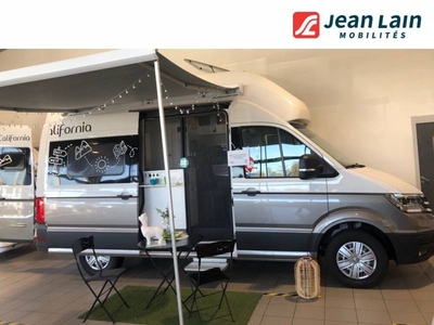 VOLKSWAGEN UTILITAIRES CRAFTER FOURGON 2020 - BICOLORE BLANC CANDY / BEIGE MOJAWE - GRAND CALIFORNIA 600 TRAC 2.0 TDI 177CH BA