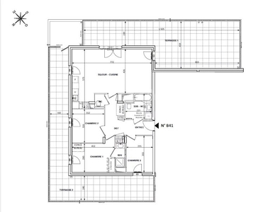 Vente appartement 4 pièces 88.05 m²