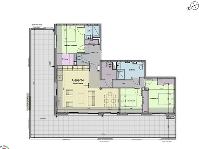 Vente appartement 4 pièces 94 m²