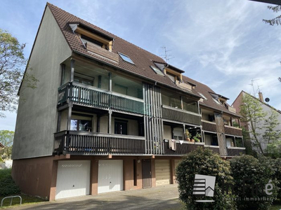 Robertsau, 2 pièces 35 m2 avec balcon et garage.