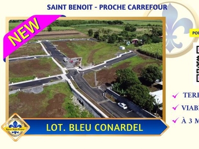 PLAT ET VIABILISÉ : TERRAIN DE 346 M² PRÊT-À-CONSTRUIRE À SAINT-BENOÎT