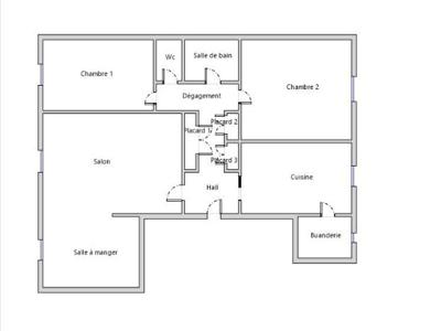 Vente appartement 3 pièces 73.32 m²