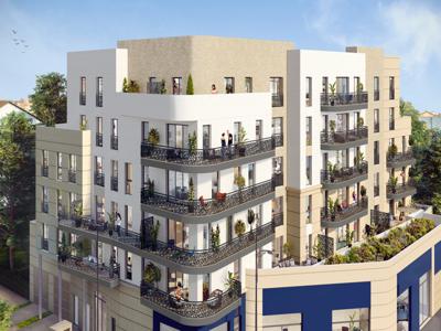 Appartement 4 pièces de 85m2 orienté S/E au 1er étage avec Terrasse et balcon à Rueil-Malmaison