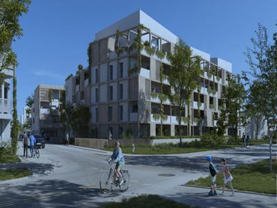 Appartement neuf de 4 chambres avec terrasse, près du Canal de Rompsay La Rochelle. Rooftop de 120 m2 commun.