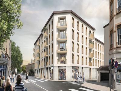 Bel appartement neuf T2 au troisième étage avec balcon au coeur de Lyon, à proximité des transports.