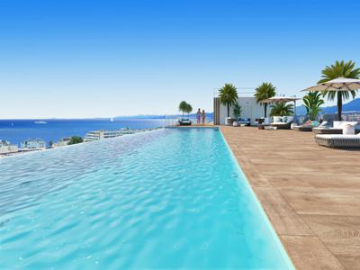 Charmant studio sur-plan avec vue mer et balcon - Retraite parfaite sur la Côte d'Azur