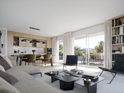 Les Collines de Nice - Nouveau T4 dans une résidence de prestige avec parking, piscine, vue mer