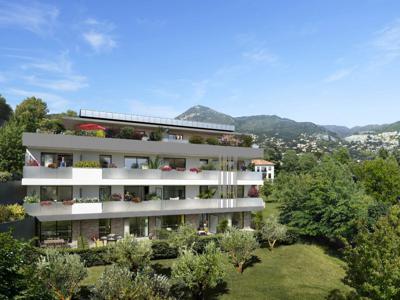 Les Collines de Nice - Nouveau T4 dans une résidence de prestige avec parking, piscine, vue mer