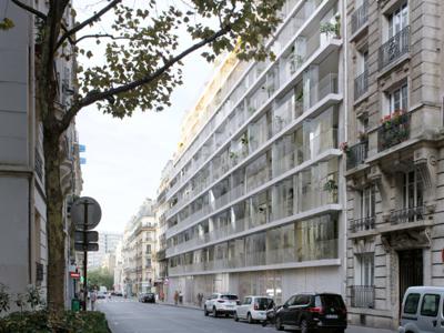 PARIS 18e - Au pied de Montmartre, appartement contemporain de 3P (T3) offrant 96m2 & 19m2 terrasse