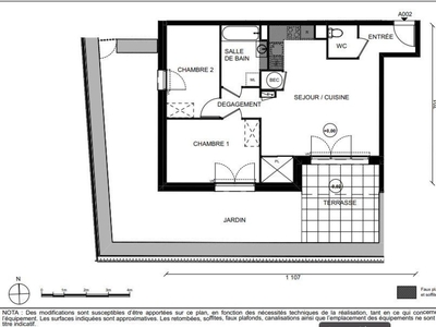 Appartement 3 pièces de 61 m² à Notre-Dame-de-Monts (85690)