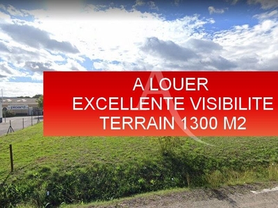 Location terrain 1300 m²