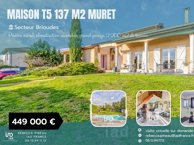 Maison 5 pièces de 137 m² à Muret (31600)