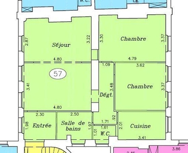 Appartement de prestige de 83 m2 en vente Champs-Elysées, Madeleine, Triangle d’or, Paris, Île-de-France