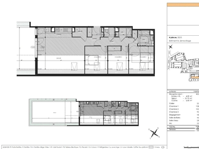 Appartement 4 pièces de 94 m² à Draguignan (83300)