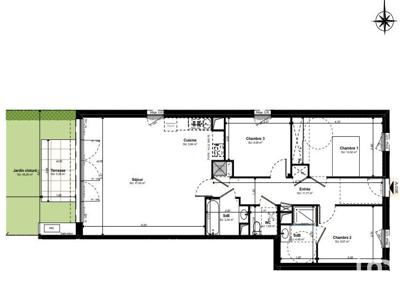 Vente maison 4 pièces 90 m² Fondettes (37230)
