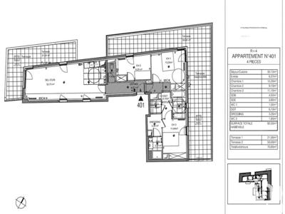 Appartement 4 pièces de 94 m² à Malakoff (92240)