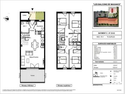 Appartement 5 pièces de 93 m² à Saint-Jean (31240)