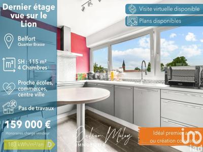 Appartement 6 pièces de 115 m² à Belfort (90000)