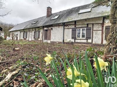 Longère 4 pièces de 87 m² à Saint-Léger-aux-Bois (76340)