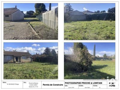 Terrain de 500 m² à Canet (34800)