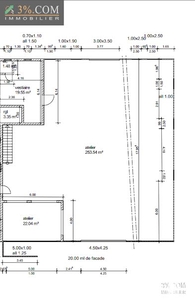 Vente locaux professionnels 296 m²