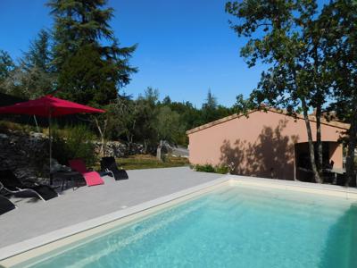 Villa Figuier - Maison neuve avec piscine privée au calme en Ardèche méridionale