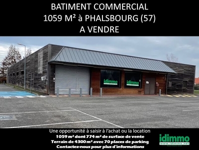 Vente locaux professionnels 1059 m²