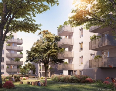 Appartement neuf à Lyon (69008) 1 à 3 pièces à partir de 220000 €