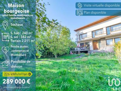 Vente maison 8 pièces 382 m² Sochaux (25600)