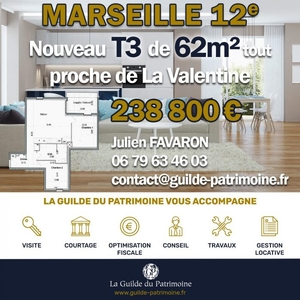 Programme Neuf, Quartier des Trois Lucs, 13012 Marseille