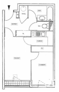 Appartement 2 pièces de 38 m² à Pantin (93500)