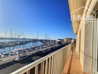 Valras Plage : appartement T3 avec balcon vue mer et port