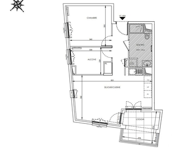 Appartement 1 pièce de 19 m² à Cavalaire-sur-Mer (83240)
