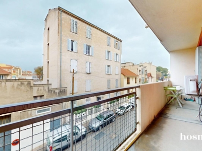 Appartement - 54.5 m² - Traversant profitant de deux balcons - Avenue de la Capelette 13010 Marseille