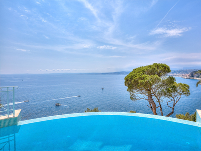 Cap de Nice - Exceptionnelle villa 320m2, piscine et vue pan