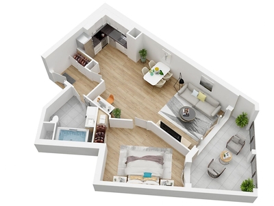 Appartement 2 pièces de 52 m² à Le Blanc-Mesnil (93150)