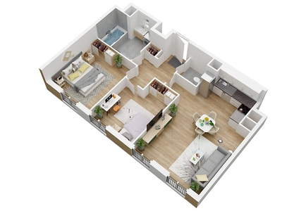 Appartement 3 pièces de 61 m² à Le Blanc-Mesnil (93150)