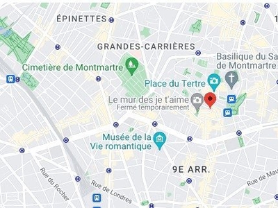 Vente fonds de commerce Salon de thé 75018 Paris/Montmartre