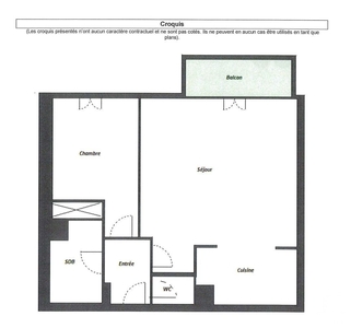Appartement 2 pièces de 52 m² à Asnières-sur-Seine (92600)